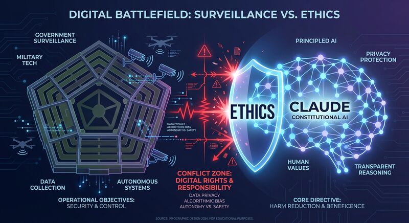 Anthropic 硬刚五角大楼:AI 公司的伦理红线在哪里?
