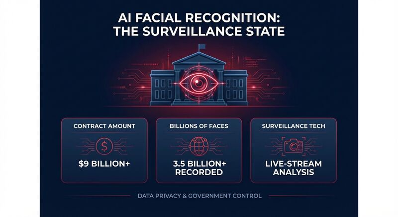 美国政府用22.5万美元购买AI监控:面部识别正在变成日常情报工具