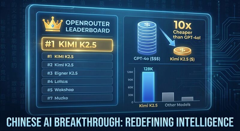 Kimi K2.5 登顶 OpenRouter:为什么开发者都在用它?